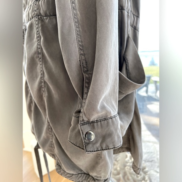 Anthropologie Hei Hei Grey Open Front Jacket - Size Small - Picture 8 of 16